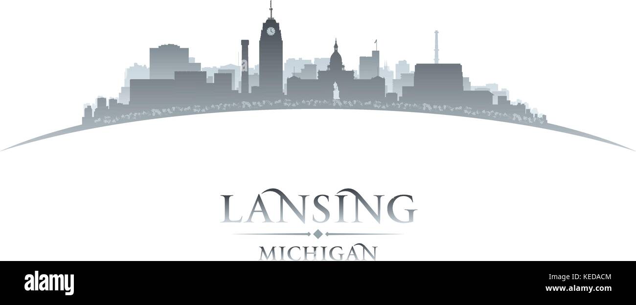 Lansing michigan downtown skyline hi-res stock photography and images