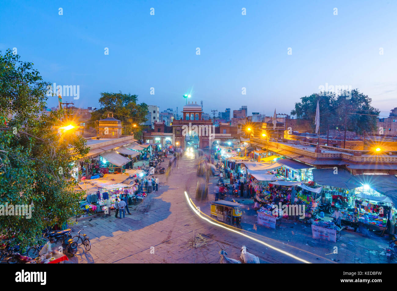 Rajasthan, India. Cities and Scenery of Northwest India Stock Photo