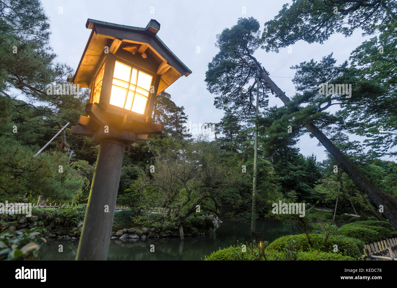Kenroku-en Garden, Kanazawa Japan Stock Photo