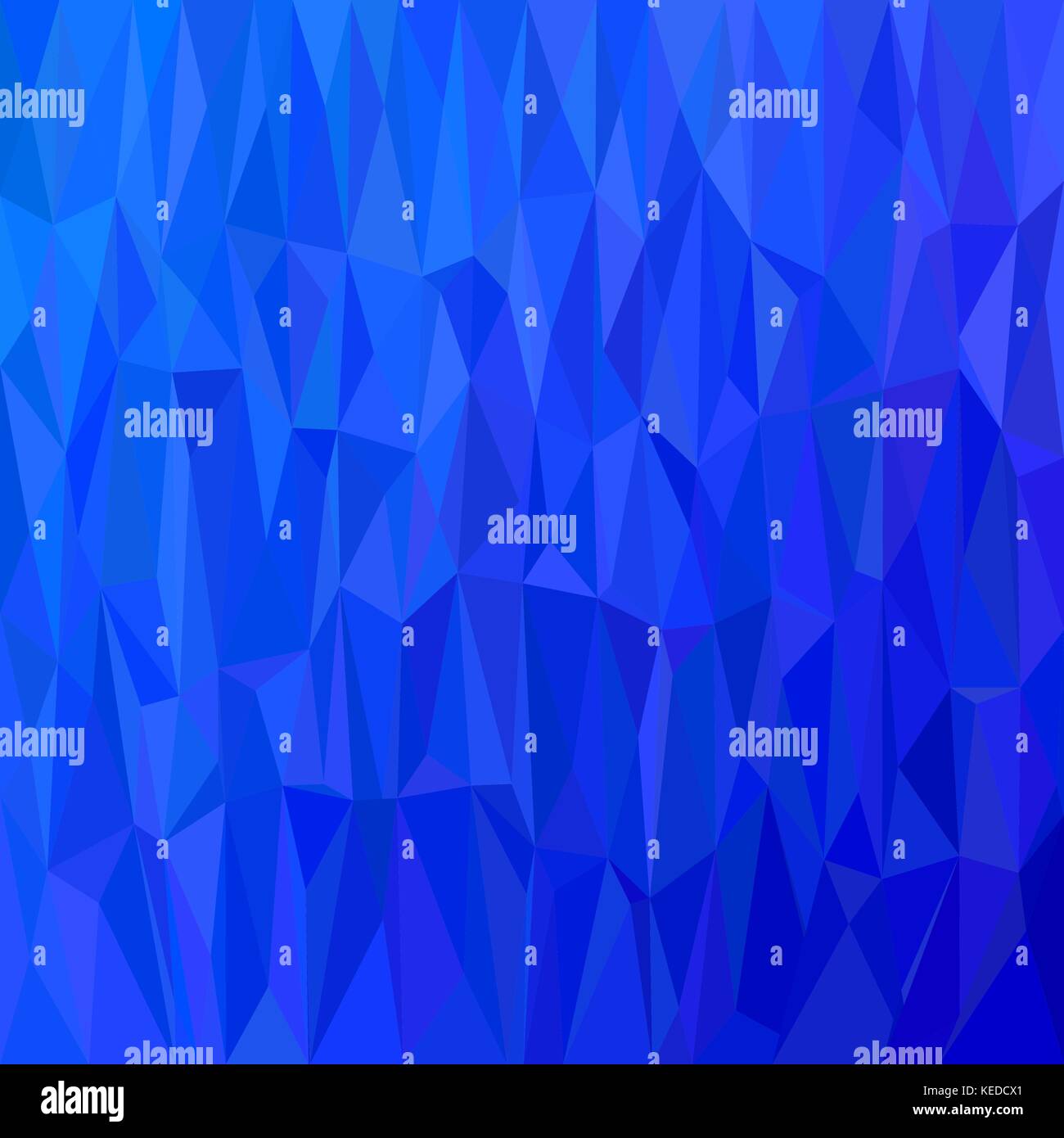Geometric abstract triangle pattern background - polygon mosaic vector illustration from triangles in blue tones Stock Vector