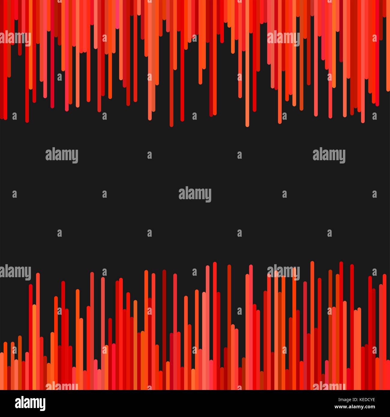 Abstract background from vertical stripes in red tones vector graphic design Stock Vector