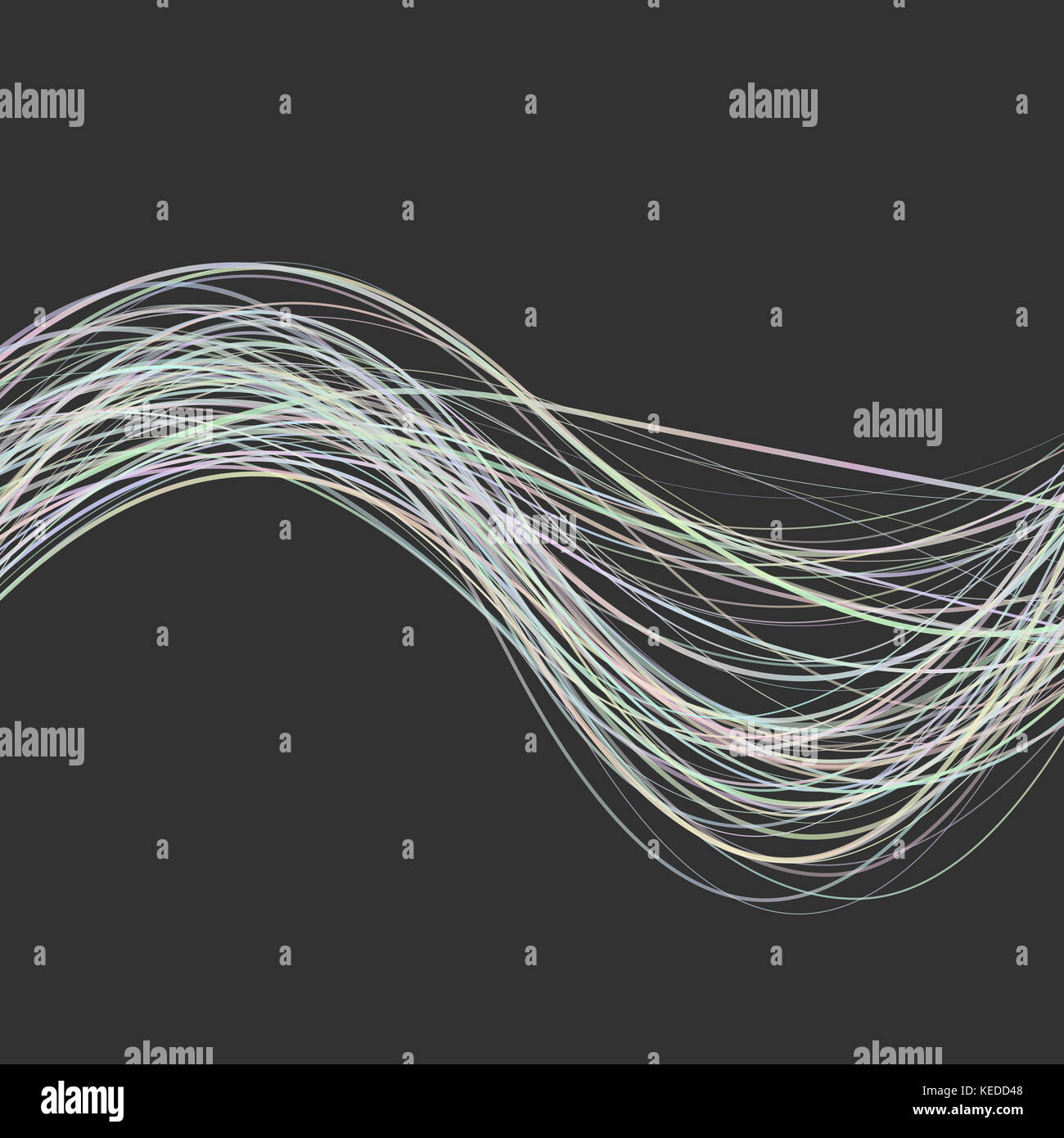 Abstract dynamic wave line background - design from light colored ...