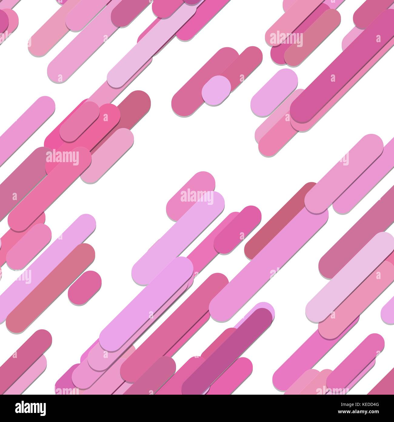 Seamless chaotic rounded diagonal stripe background pattern Stock Vector