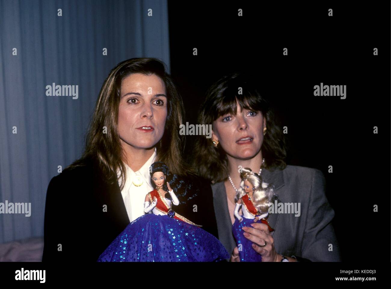 Sn Saint James and Jane Curtain photographed together in 1982