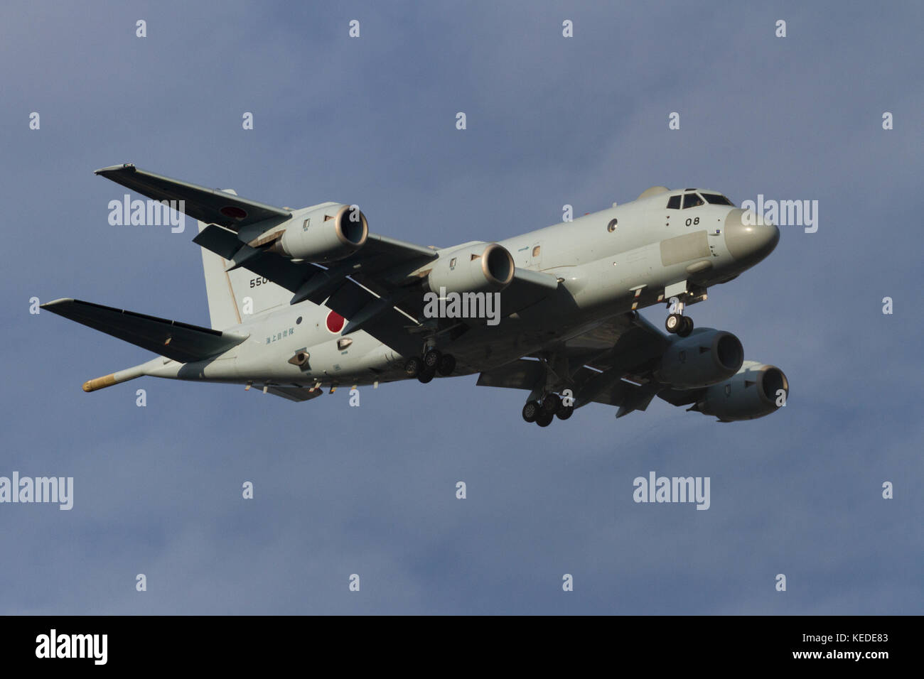 A Kawasaki P1 Maritime patrol aircraft with the Japanese Self Defence ...