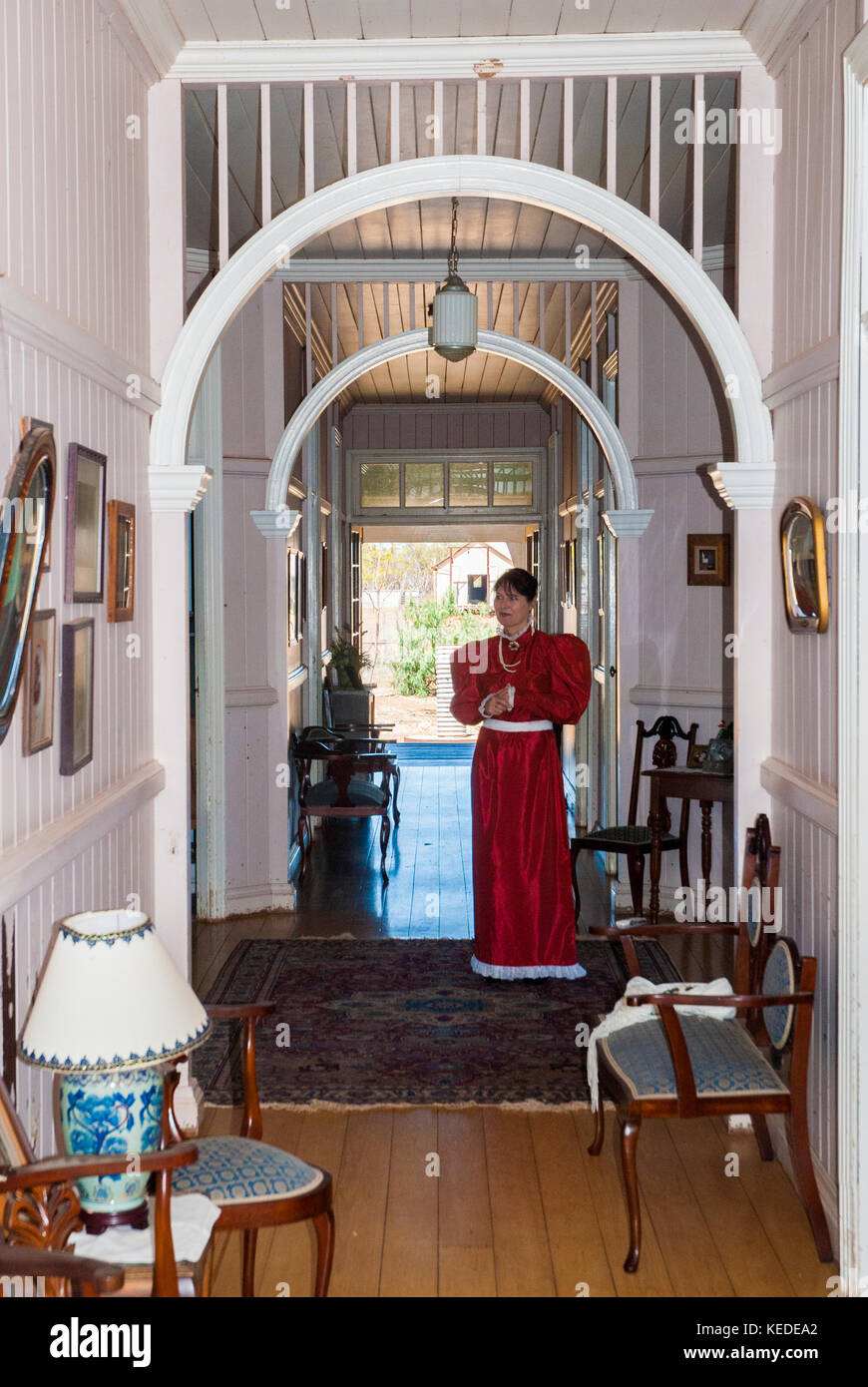 Myendetta Homestead, Charleville, Queensland, Australia Stock Photo