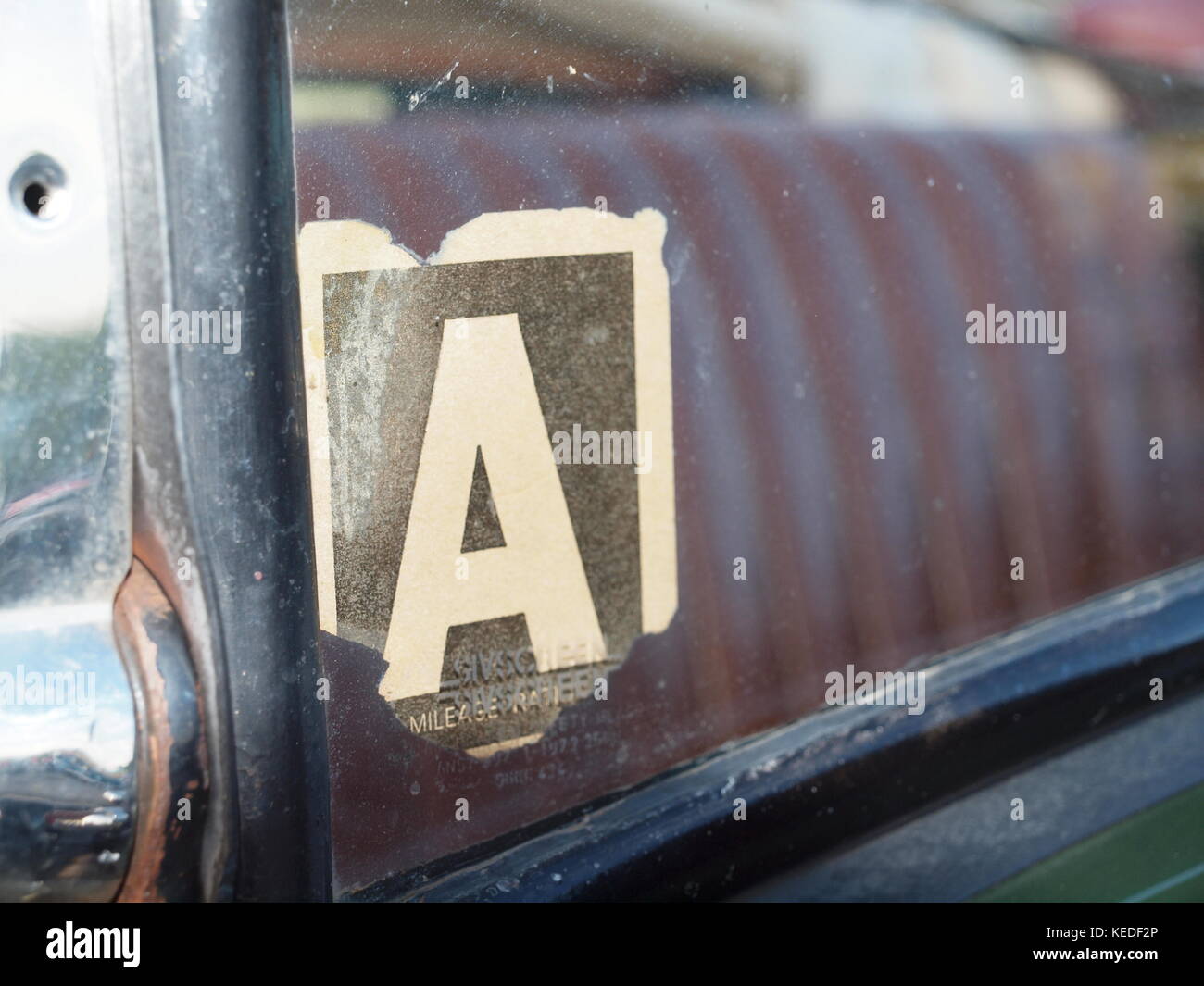 Details of classic cars. Showing the craftsmanship, the history and the art involved. Stock Photo