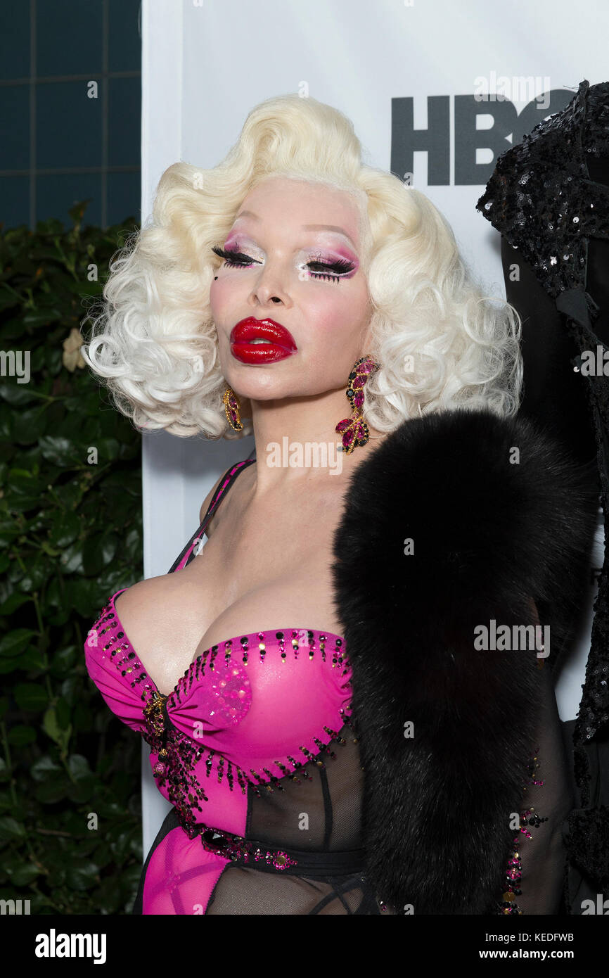New York, Ny. 19th Oct, 2017. Amanda Lepore attends Susanne Bartsch: On Top premiere at NewFest at SVA theater Credit: Lev Radin/Pacific Press/Alamy Live News Stock Photo