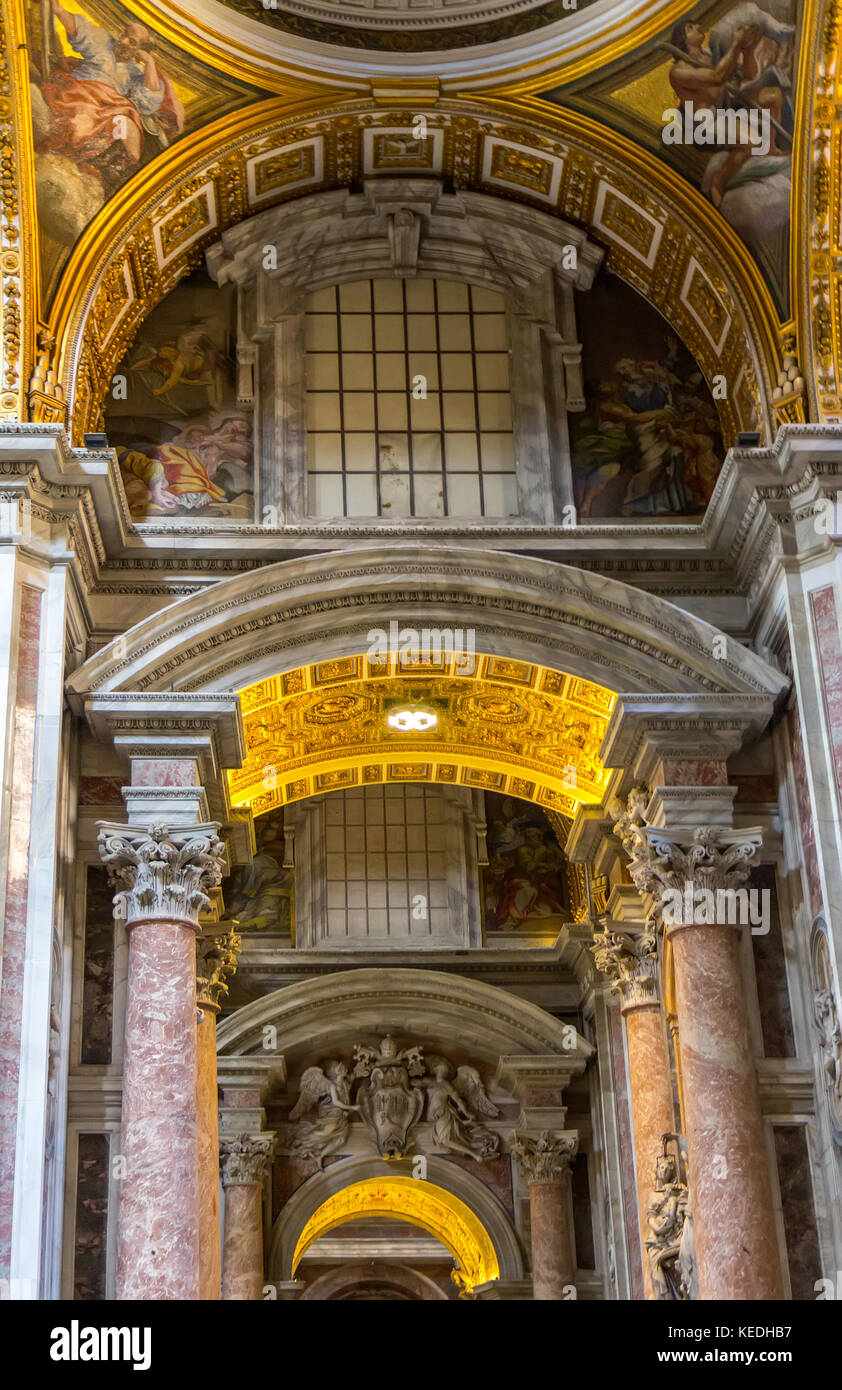 Basilica of St. Peter, Vatican, Roma, Italy Stock Photo