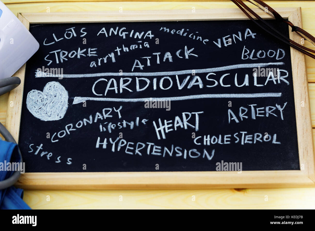 Cardiovascular words cloud Stock Photo - Alamy
