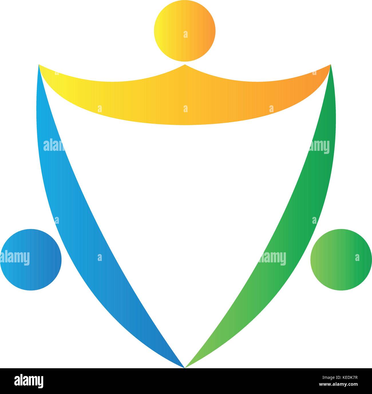 Isolated teamwork logo Stock Vector Image & Art - Alamy