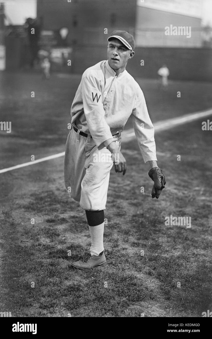 Joe Engel,Major League Baseball Player,Washington Senators,Harris & Ewing,1913 Stock Photo