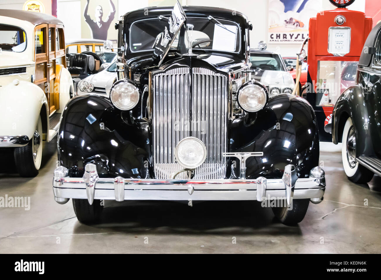 1936 Packard 1407 Twelve Opera Coupe Stock Photo