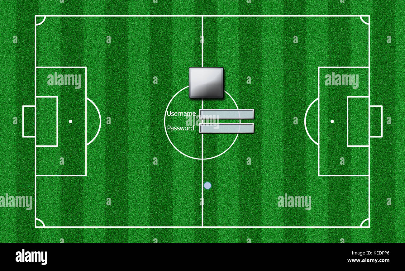 football field login Stock Photo Alamy