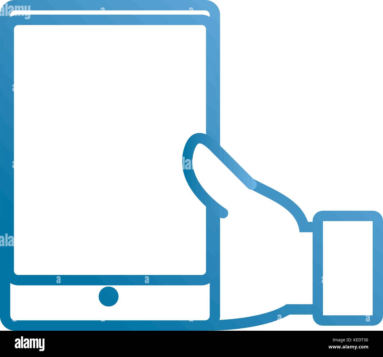 hand with smartphone vector illustration Stock Vector Image & Art - Alamy