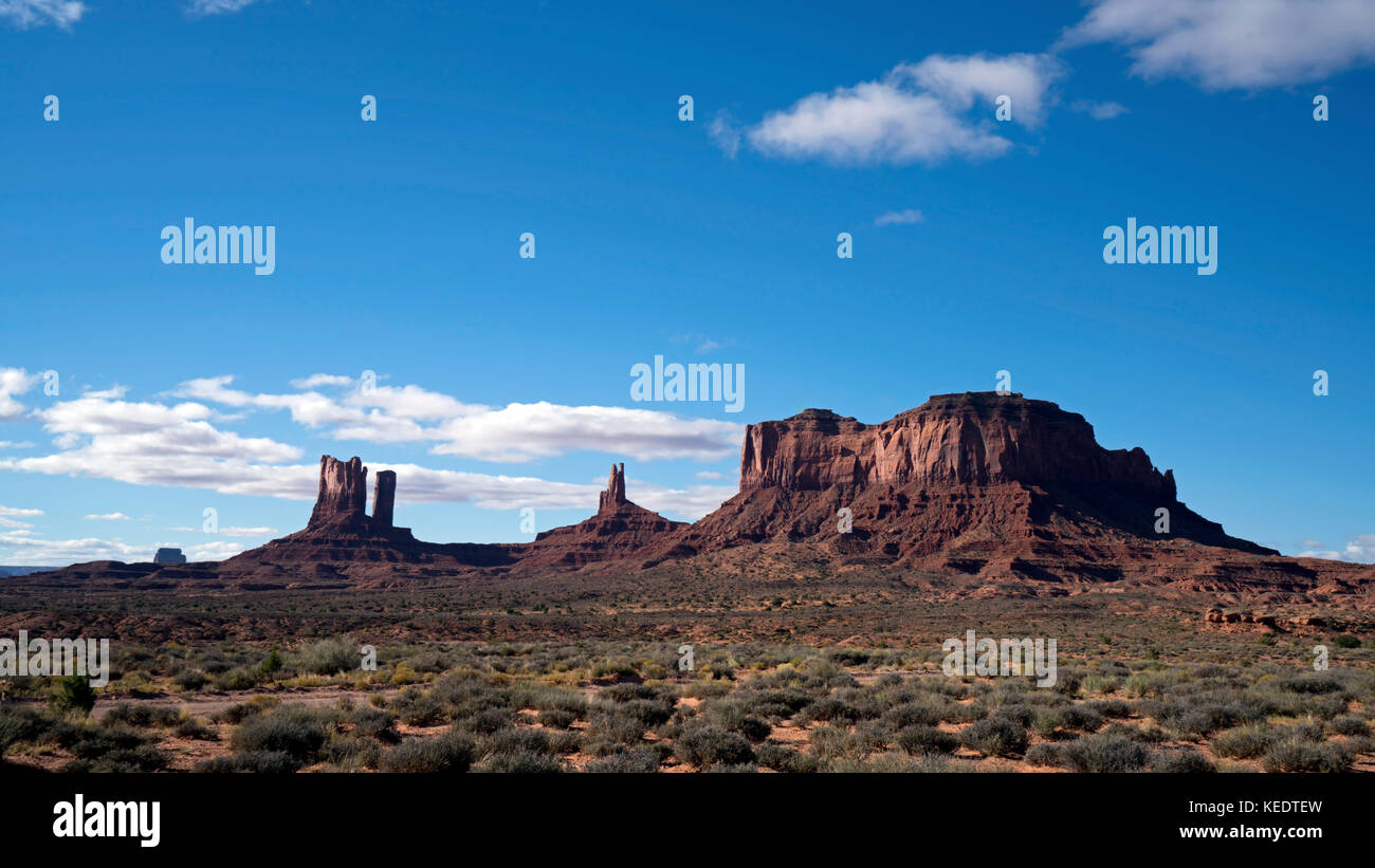 Sentinel Mesa can be seen from Route 164 Stock Photo - Alamy