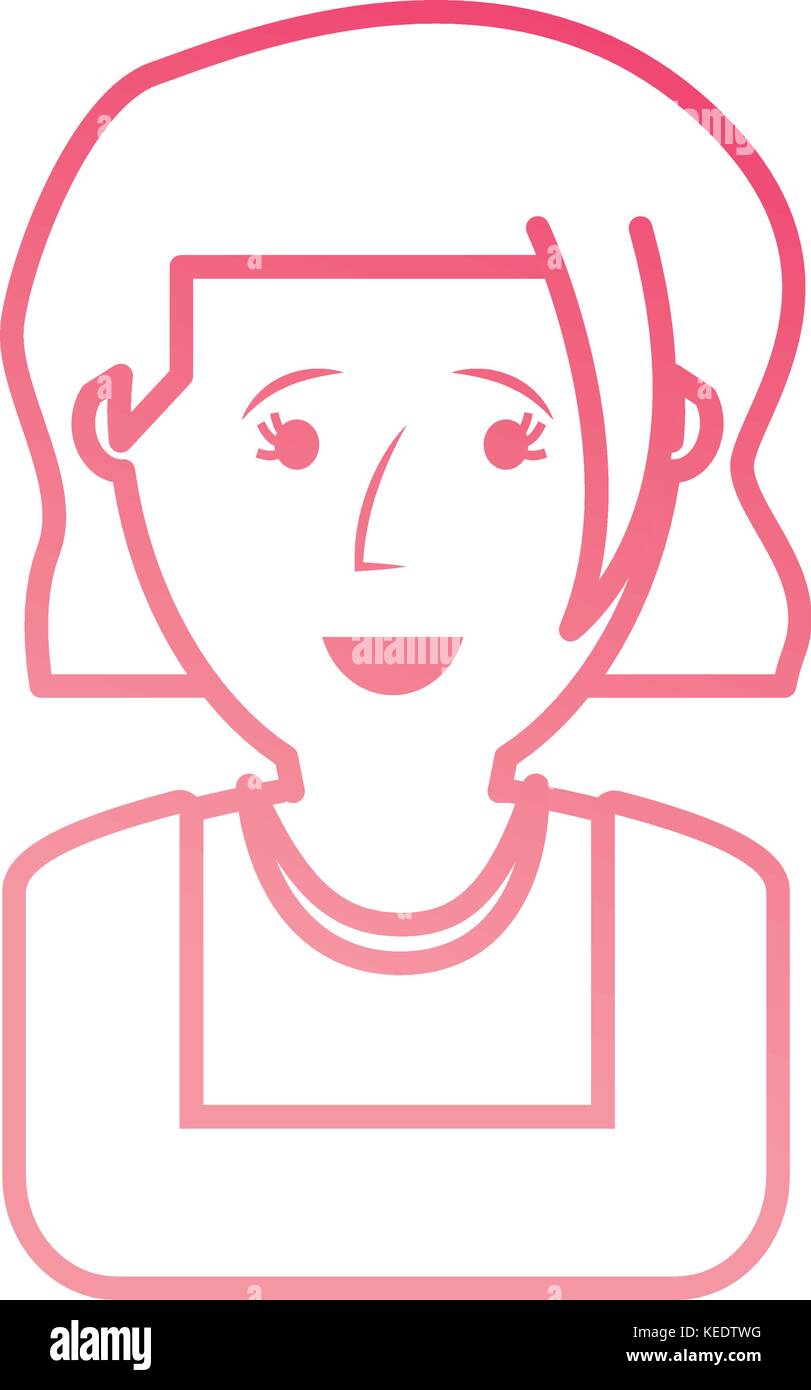 woman face vector illustration Stock Vector Image & Art Alamy