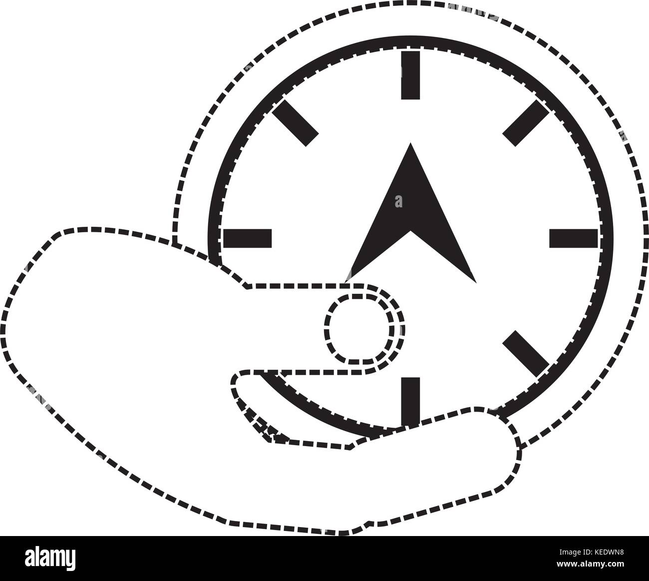 hand with speedometer vector illustration Stock Vector Image & Art Alamy
