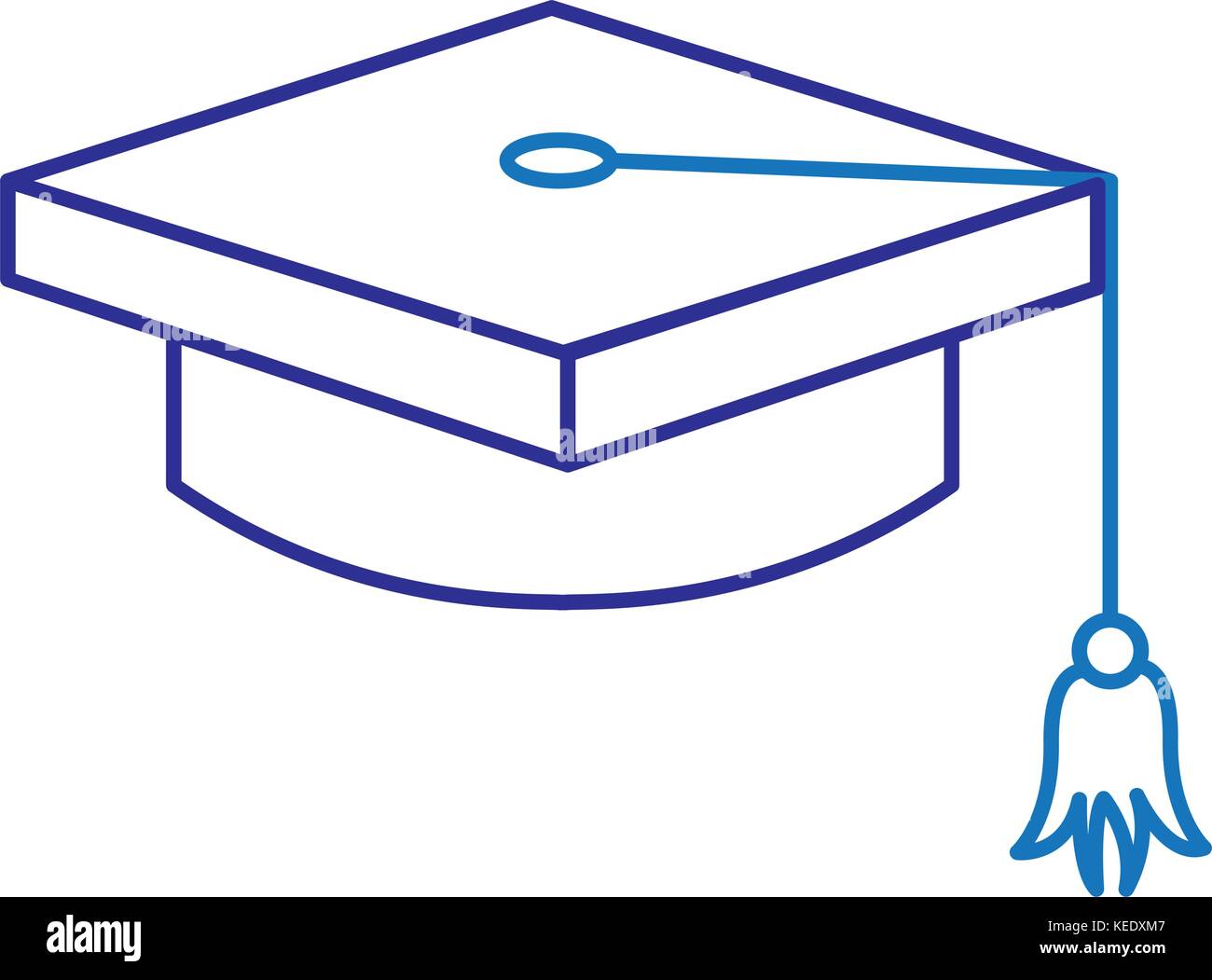 hat graduation isolated icon vector illustration design Stock Vector ...