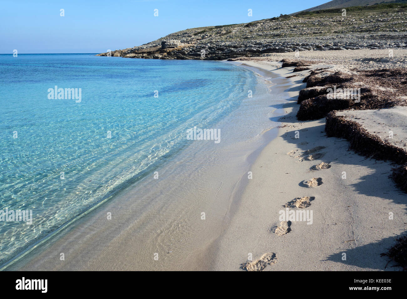 Cala Mesquida beach,Mallorca Island.Spain Stock Photo