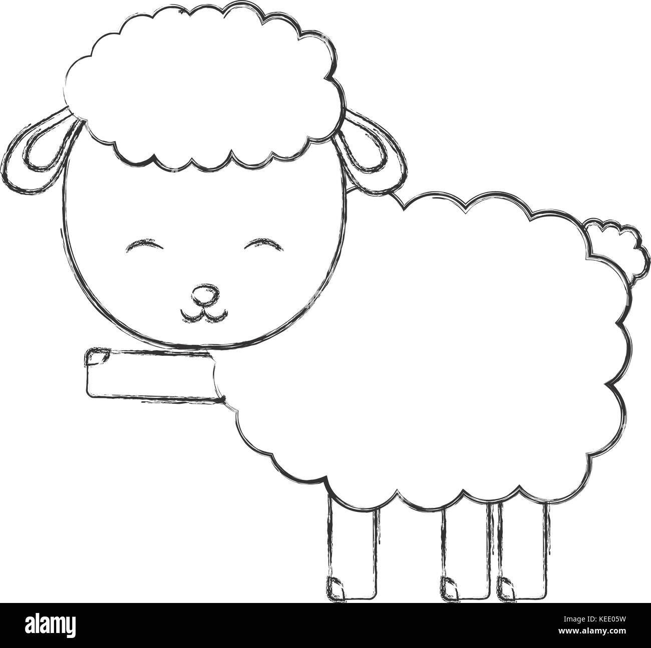 cartoon sheep icon Stock Vector Image & Art - Alamy