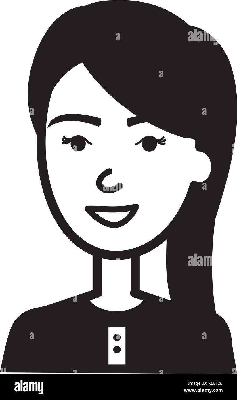 beautiful woman avatar character Stock Vector Image & Art - Alamy
