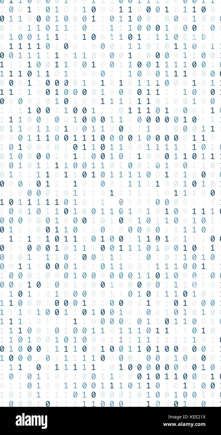 Binary code digital technology background made with zeros and ones ...