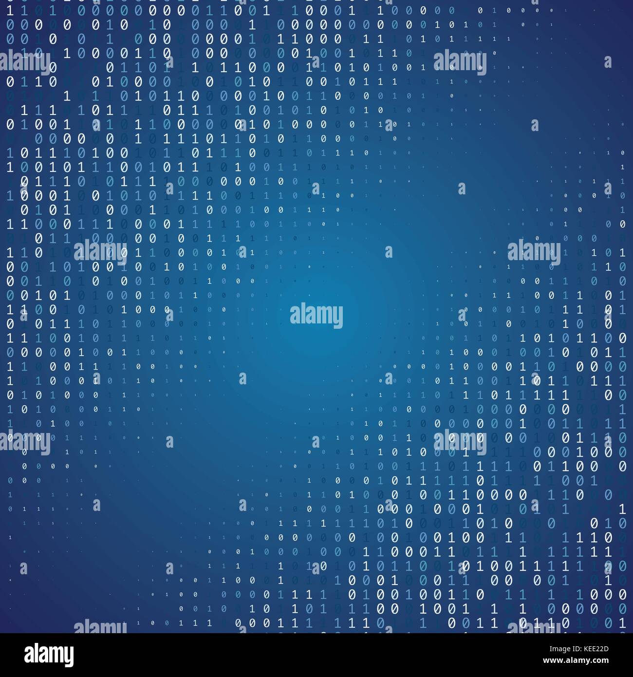 Binary code digital technology background made with zeros and ones ...