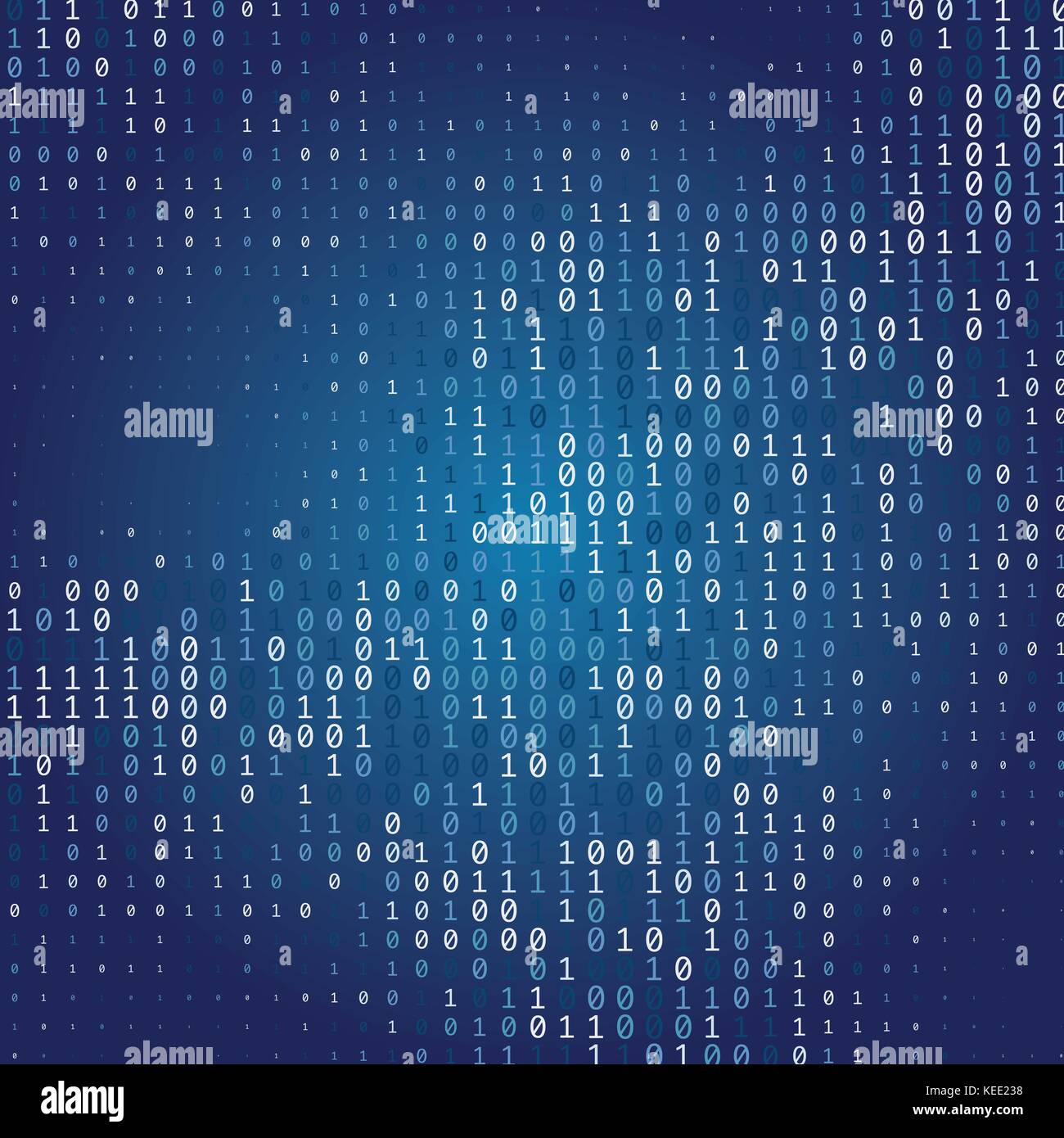 Binary code digital technology background made with zeros and ones ...