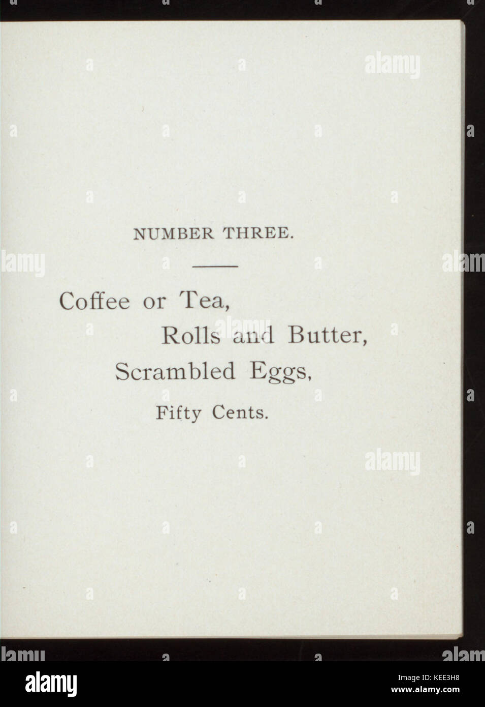 BREAKFAST (held by) HOLLAND HOUSE (at) FIFTH AVENUE AND 30TH STREET