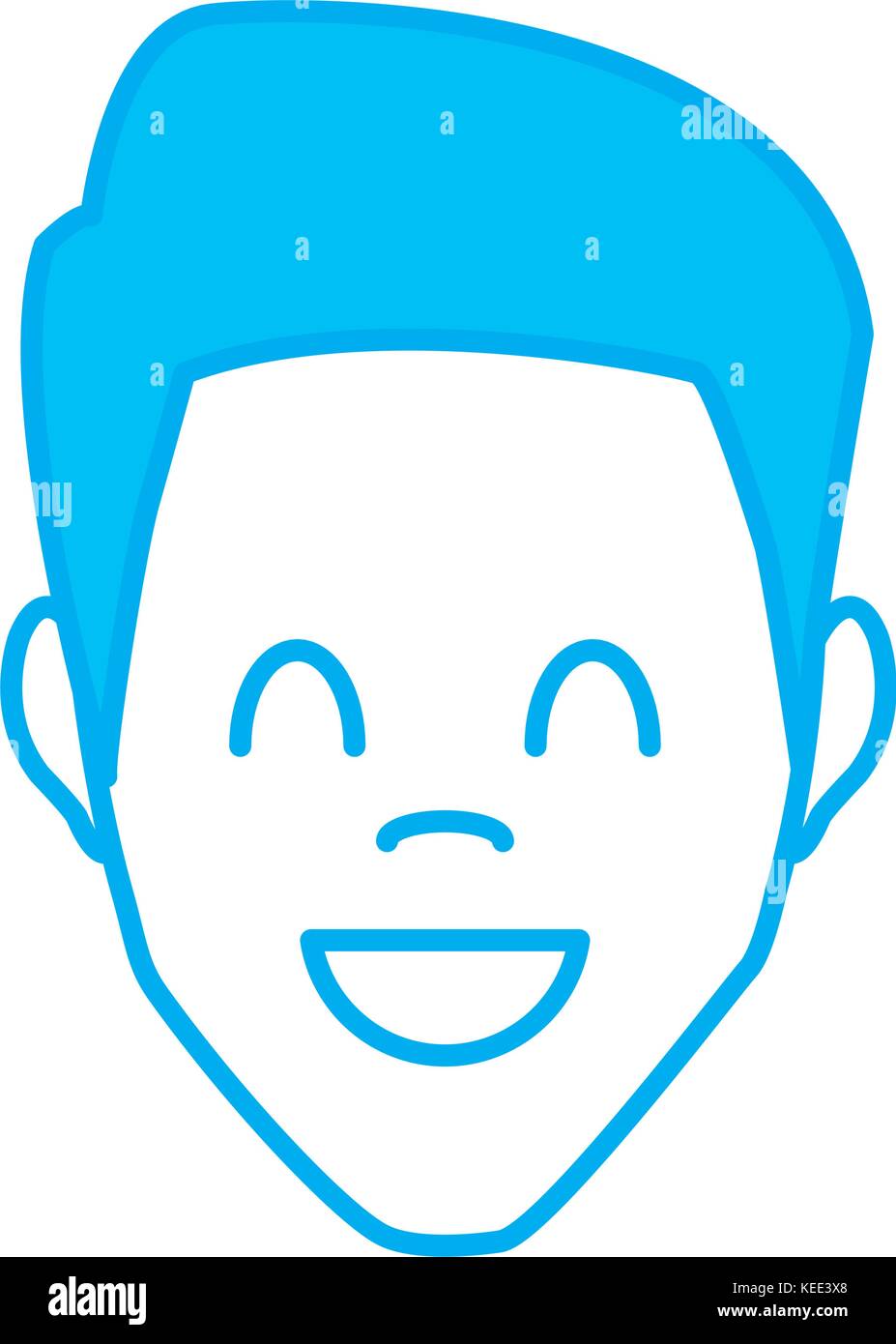 Man smiling face Stock Vector Image & Art - Alamy