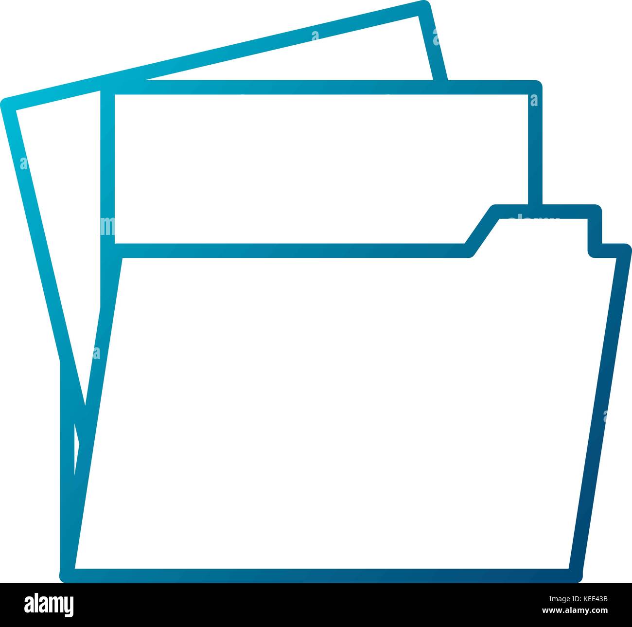 Folder document symbol Stock Vector Image & Art Alamy