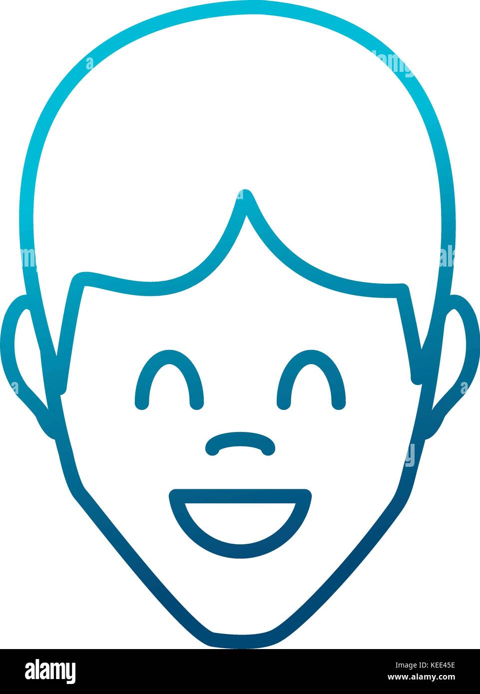 Man smiling face Stock Vector Image & Art - Alamy