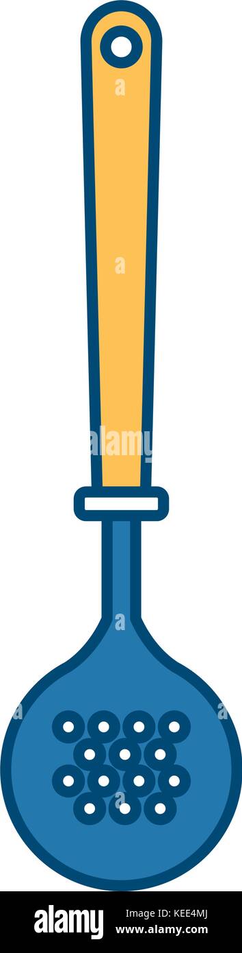 Frying Spoon Vector Frying spoon kitchen utensil Stock Vector Image & Art - Alamy