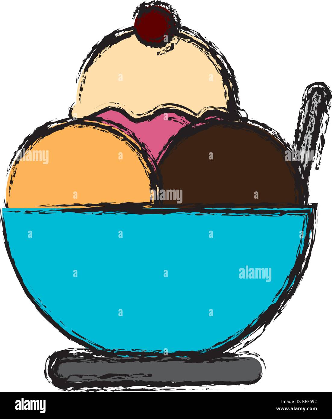 Ice cream cup Stock Vector Image & Art Alamy