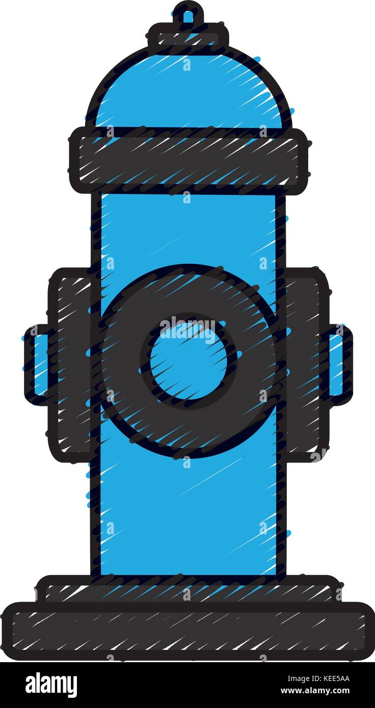 Emergency water pipe Stock Vector