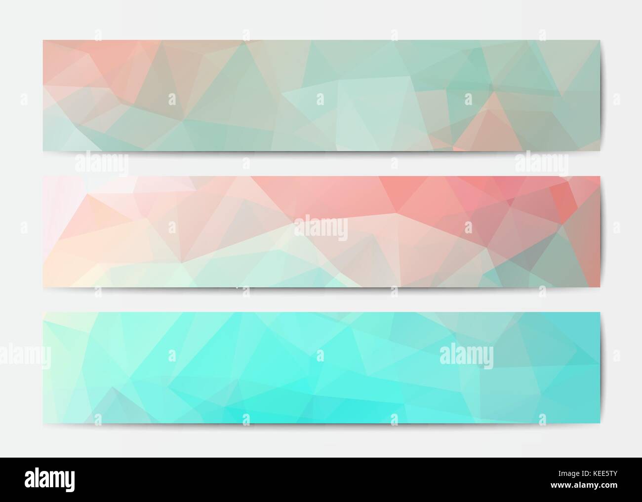 Abstract banner templates Stock Vector