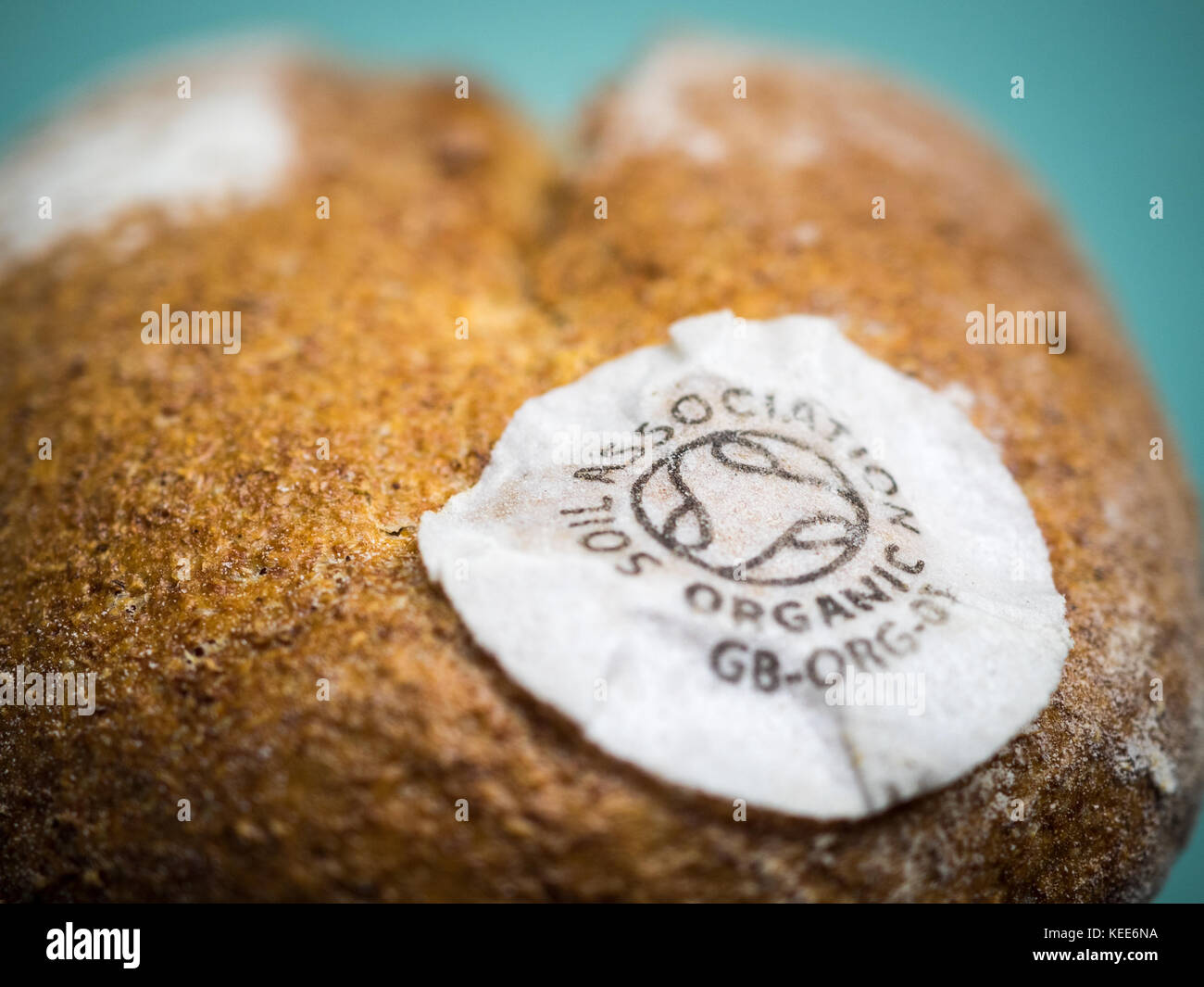 Soil Association Certified / Labelled Organic Bread Stock Photo