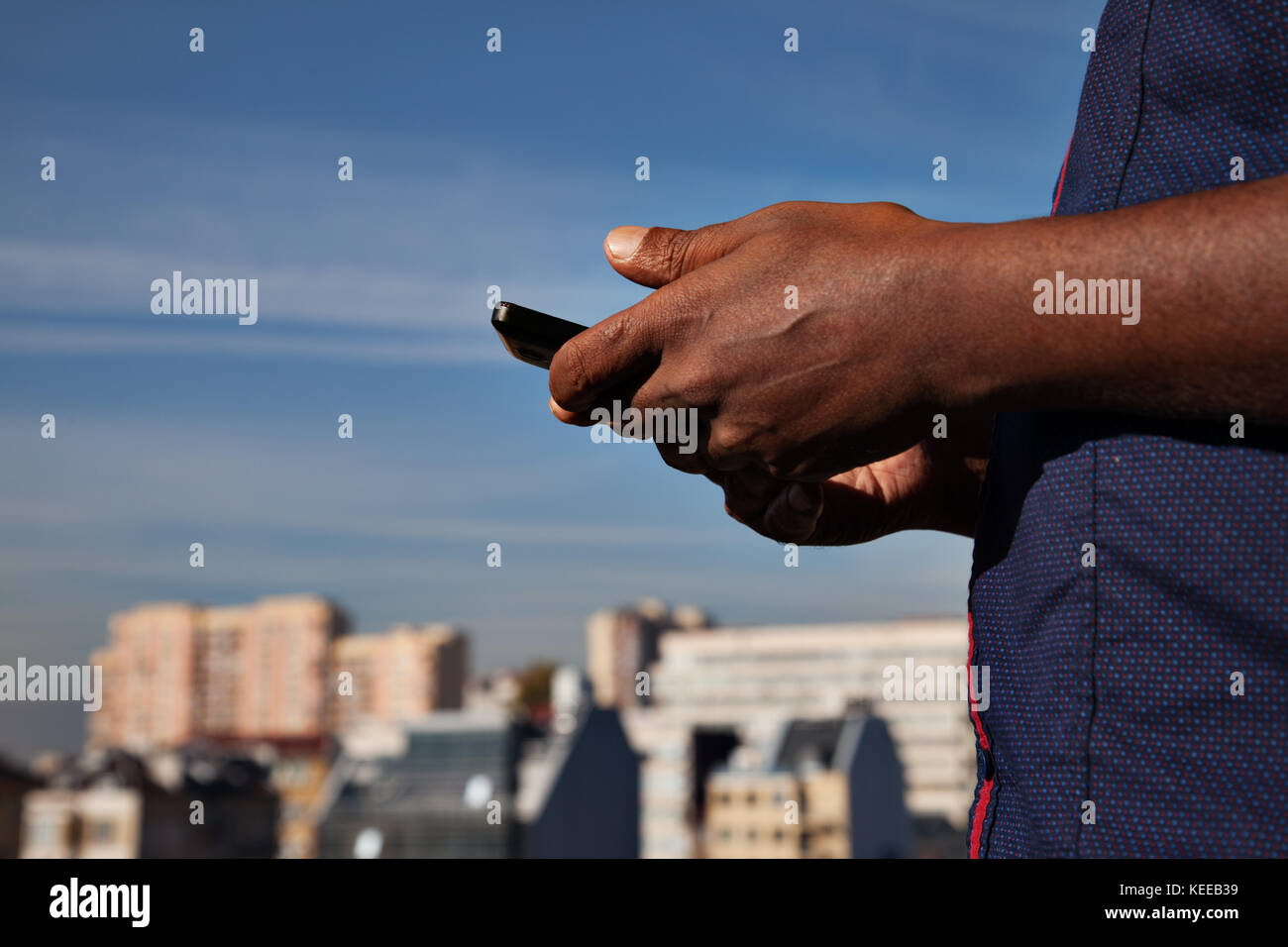 Black mans hands hi-res stock photography and images - Alamy