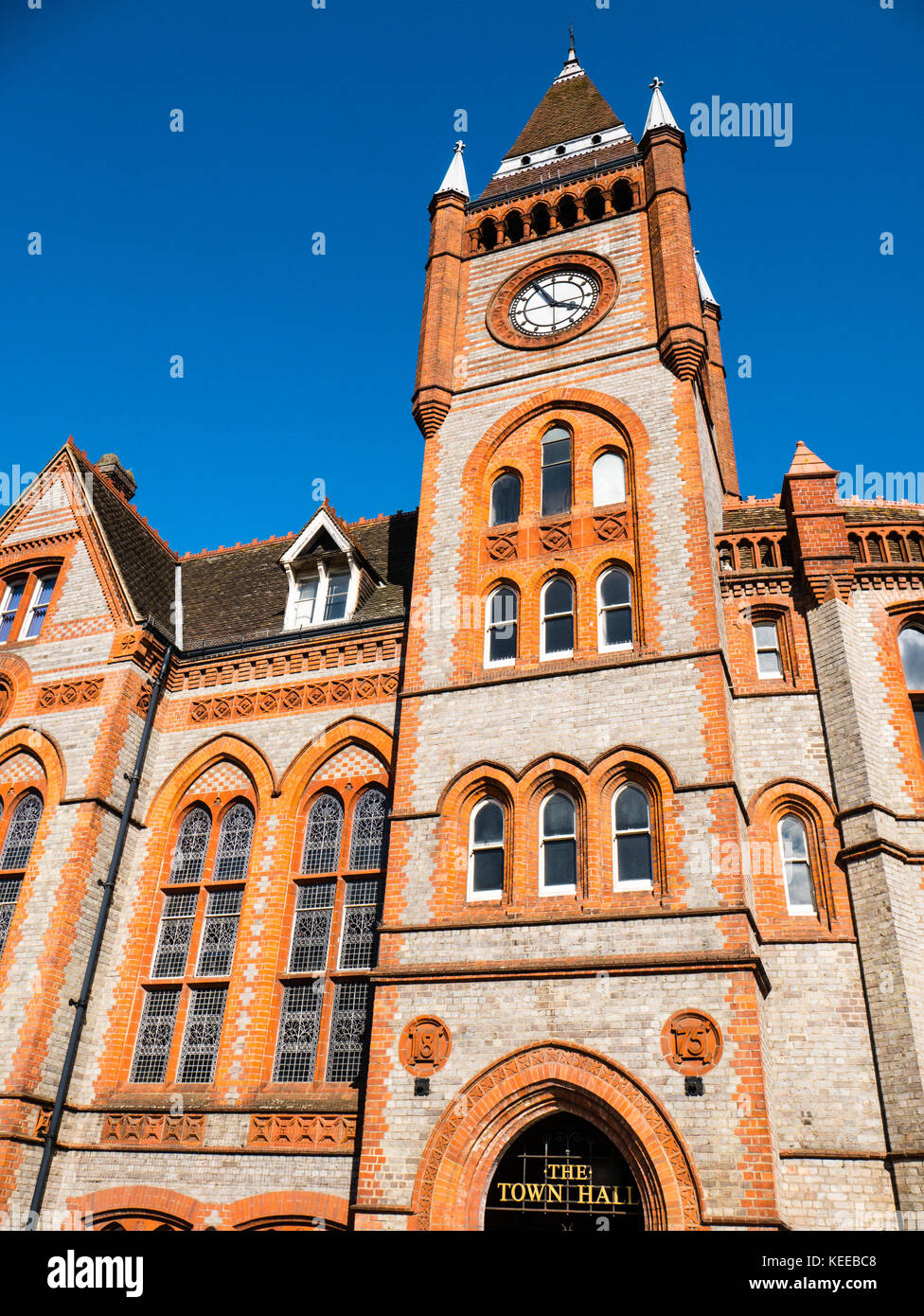 Reading Town Hall and Museum, Reading, Berkshire, England Stock Photo