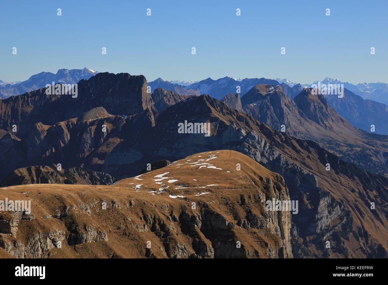 Autumn day in the Swiss Alps Stock Photo - Alamy