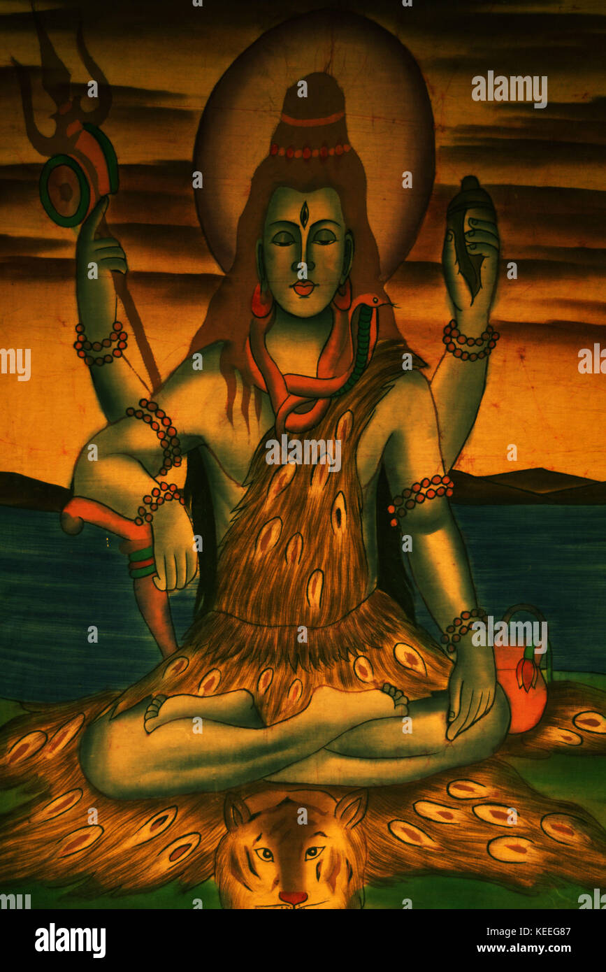 Hindu god painting art hi-res stock photography and images - Alamy