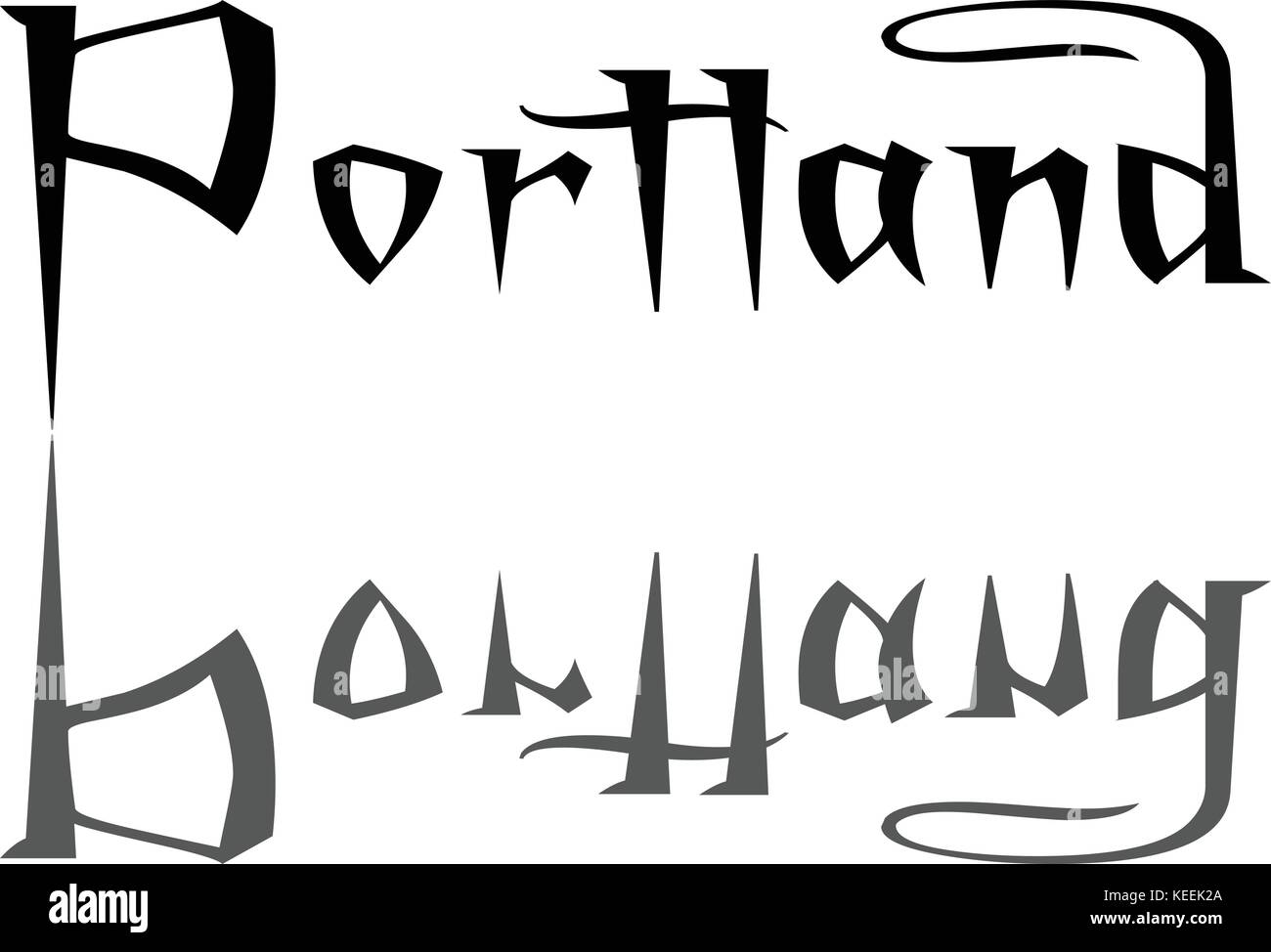 Welcome to portland sign Stock Vector Images - Alamy