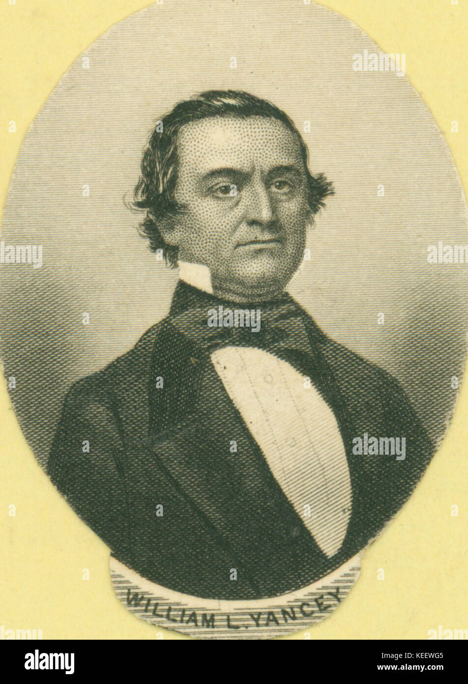 William L. Yancey (Confederate Stock Photo Alamy