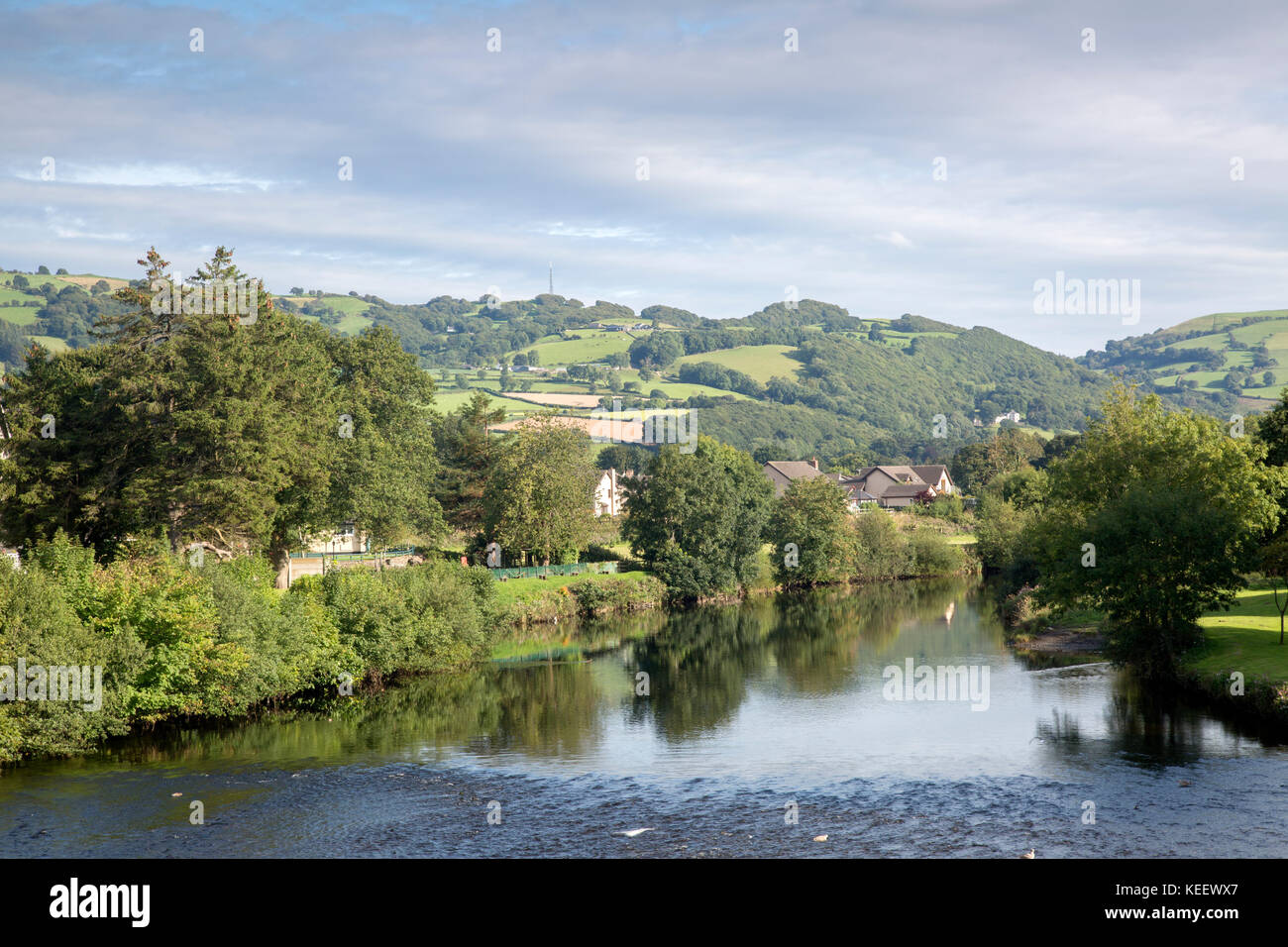 River Conwy at Llanrwst, Wales, UK Stock Photo - Alamy