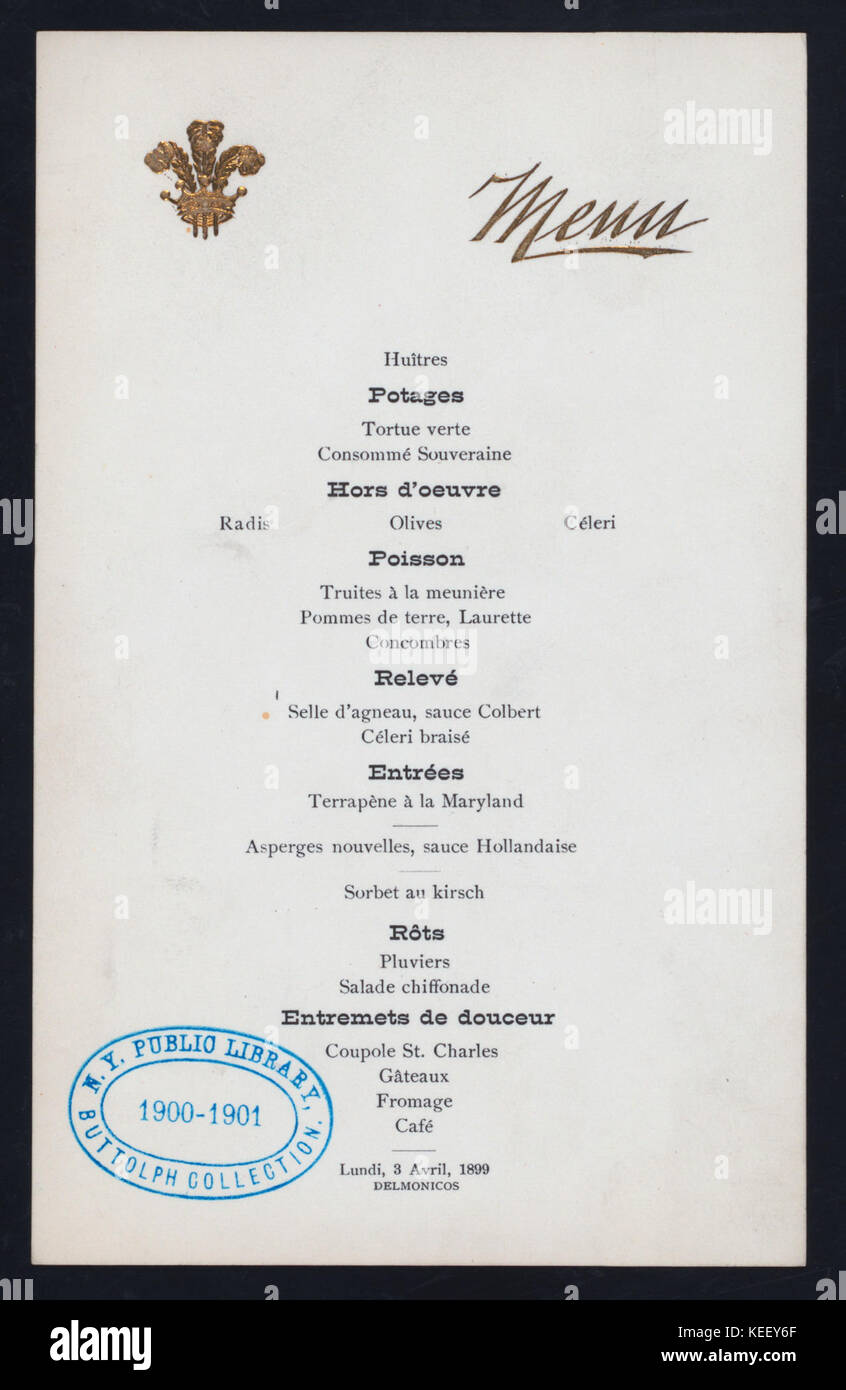 1910s menu hi-res stock photography and images - Alamy