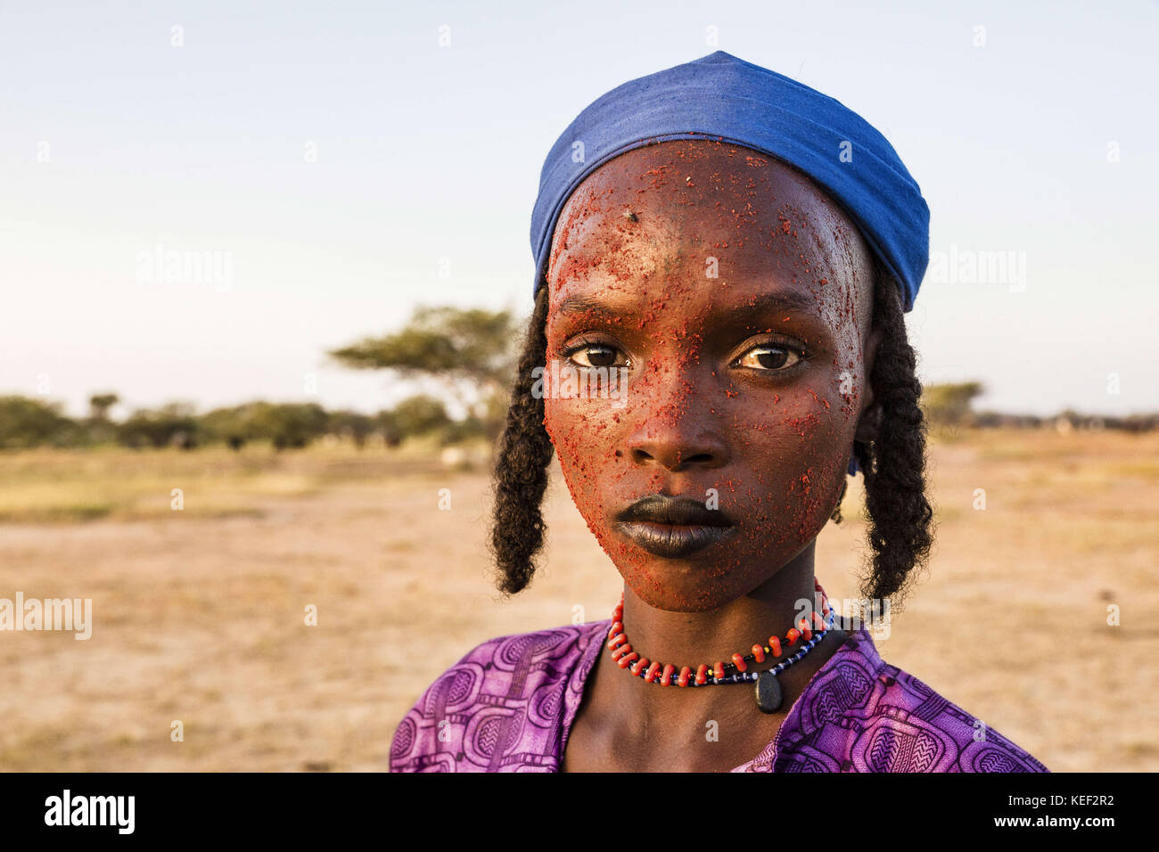 Young man with scarification on his face, Chad Stock Photo - Alamy