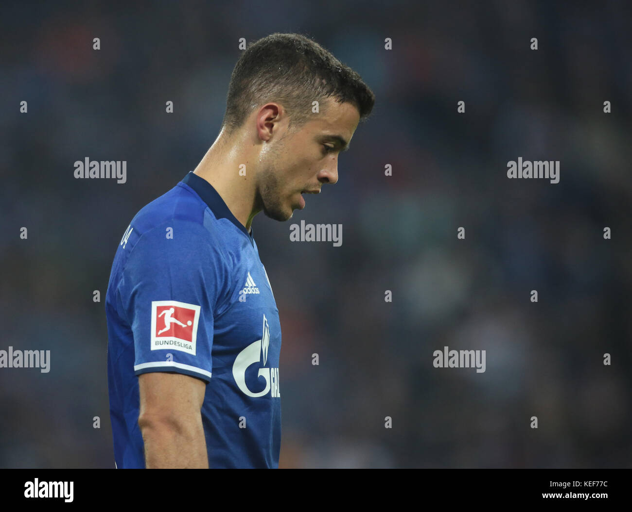 Gelsenkirchen, Germany. 20th Oct, 2017. Bundesliga matchday 9, FC Schalke 04 vs 1. FSV Mainz 05: Franco Matias Di Santo (Schalke). Credit: Juergen Schwarz/Alamy Live News Stock Photo