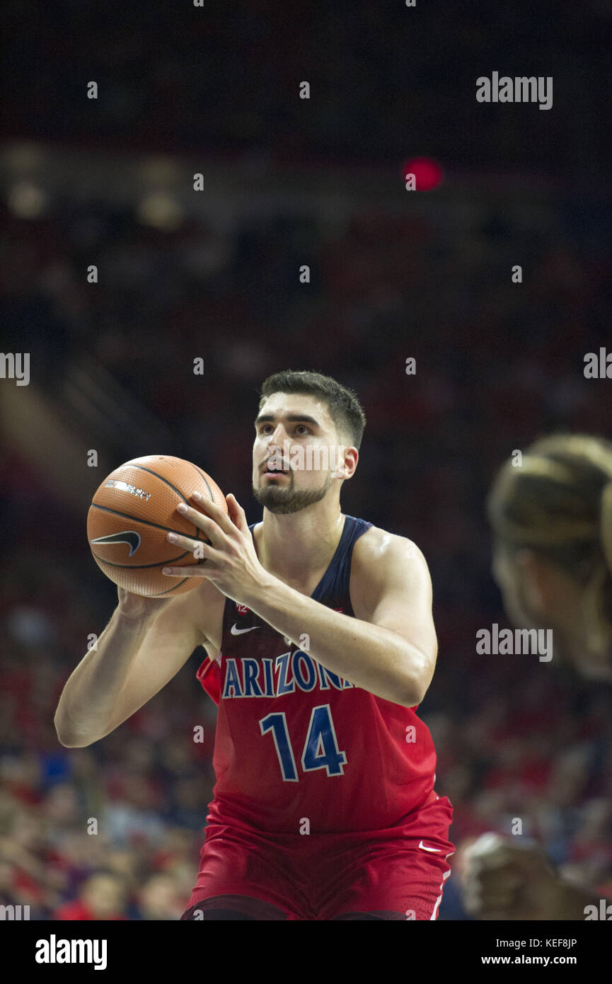 Tucson, Arizona, USA. 20th Oct, 2017. Arizona's Center DUSAN RISTIC (14 ...