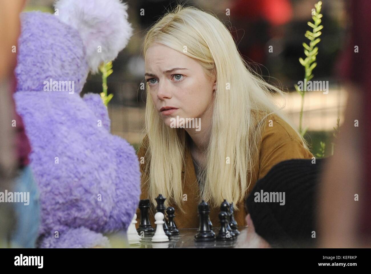 New York Ny Usa 20th Oct 2017 Emma Stone On Location Maniac